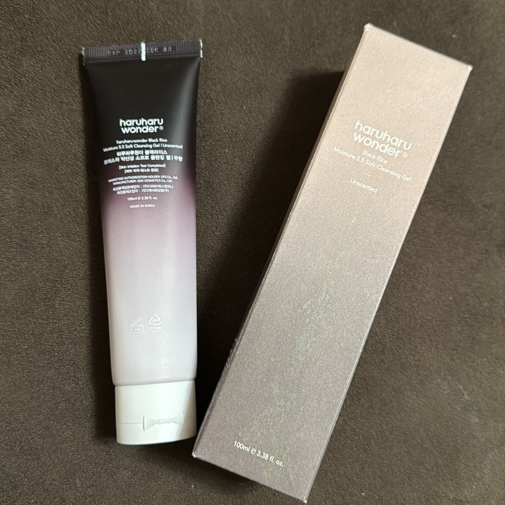 HaruHaru Wonder Black Rice Moisture 5.5 soft cleansing Gel Brand New